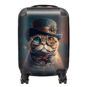 Scottish Fold Cat Splashart Suitcase - Small