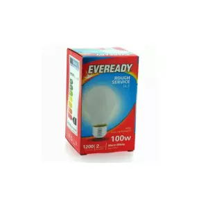 10 X Eveready 100W ES GLS Pearl Light Bulbs