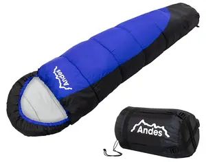 Andes Pichu 300 Childrens Sleeping Bag - BLUE/BLACK