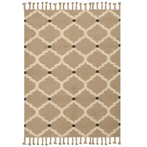 Jute Area Rug 160 x 230 cm Beige ORENCIK