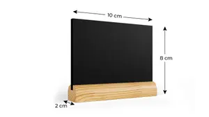 ALLboards Table top chalkboards MINI SHAPE - set of 10