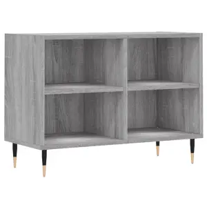 Berkfield TV Cabinet Grey Sonoma 69.5x30x50 cm Engineered Wood