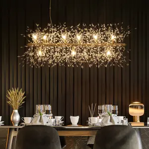 Mchugh 9 - Light Mchugh Starburst Sunburst Ceiling Lighting Kitchen Island Linear Pendant Gold