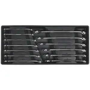 Premium 13 Piece Metric Combination Spanner Set with Modular Tool Tray for Easy Storage