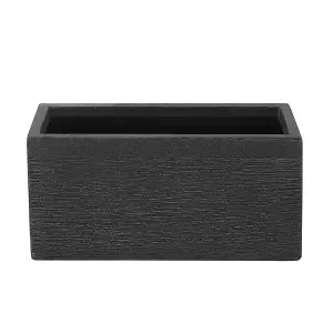 Plant Pot 50 x 23 x 24 cm Black MYRA