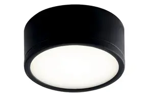 Luminosa KLIO LED Surface Mounted Downlight Black 2000lm 4000K 16.8x5cm