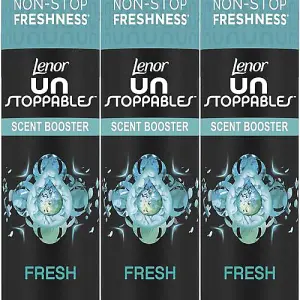 Lenor Unstoppables In Wash Scent Booster Beads, Fresh, 176g (Pack of 3)