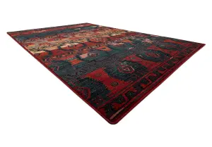 Wool carpet OMEGA TAPAS ethnic, navy blue 200x300 cm