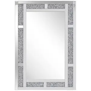 Beliani Glam Wall Mirror AVRILLE Silver