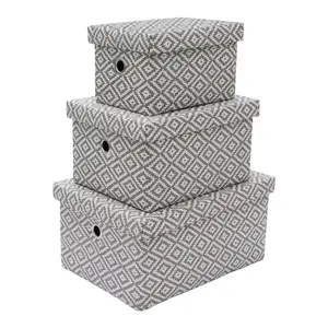 3 Piece Paper Decorative Box Set