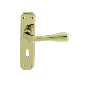 Eden Lock Door Handle Gold