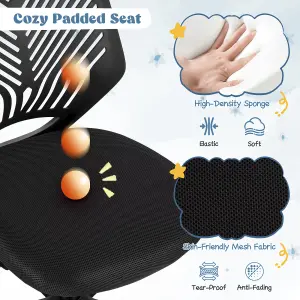 COSTWAY Kids Mesh Computer Chair Ergonomic Desk Chair