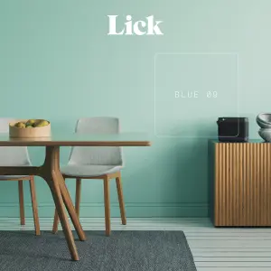 Lick Blue 09 Matt Emulsion paint, 2.5L