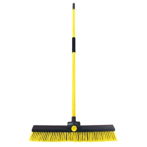 Charles Bentley Bulldozer Yard Broom Sweeper Heavy Duty Industrial With Handle