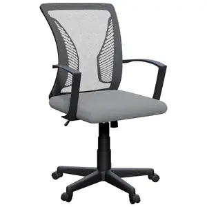 Vida Designs Airdrie Office Mesh Chair, Grey