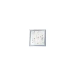 Luminosa Ocean  2 Light Indoor Small Flush Light Clear, E27