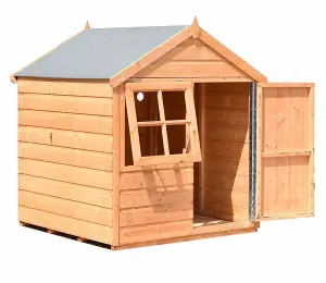 Playhut 4 x 4 Feet Single Door with One Opening Window Playhouse