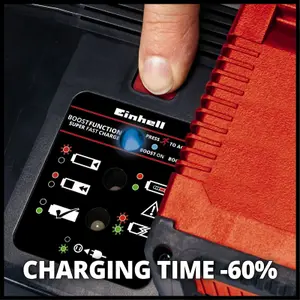 Einhell Boost Charger For Power X-Change Batteries - 8A Ultra Fast Charge - Power X-Boostcharger 8A