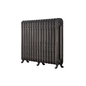 Arroll Daisy Cast iron Grey 15 Column Radiator, (W)1009mm x (H)794mm