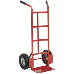 200kg Heavy Duty Sack Truck with 250mm Pneumatic Tyres for Large Loads