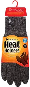 Heat Holders 2.3 Tog Thermal Gloves, Charcoal M/L