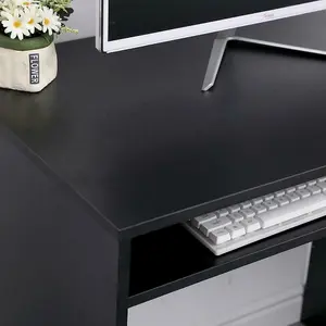 Home Source Newport Space Saving Computer Office Desk Black