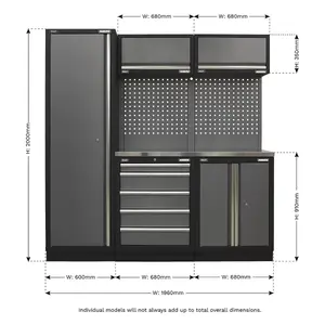 Sealey Modular Storage System Combo Stainless Steel Worktop APMSSTACK02SS