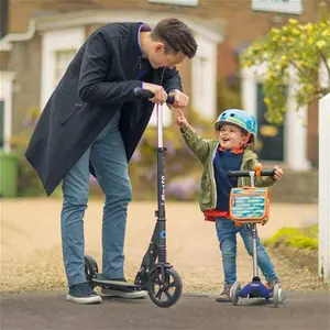 Adult Micro Scooter With Suspension - Black