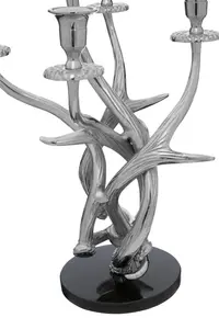 Interiors by Premier 5 Candles Antler Candelabra Holder, Candle Holder for Dining Table, 5 Candle Holder Centrepiece