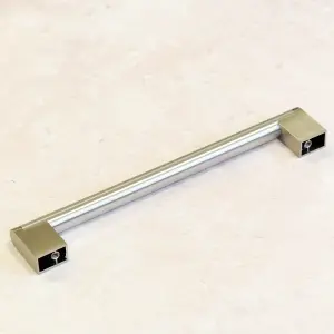 192/220mm Brushed Nickel Boss Bar Handle