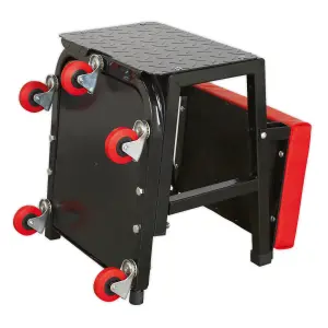 Sealey Mechanic's Utility Seat & Step Stool SCR16