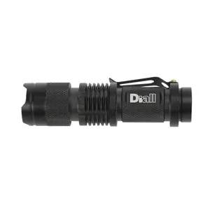 Diall Black 70lm LED Battery-powered Torch