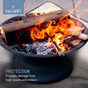 Valiant Fire Pit & BBQ Heat Protective Ground Mat (68cm x 68cm)