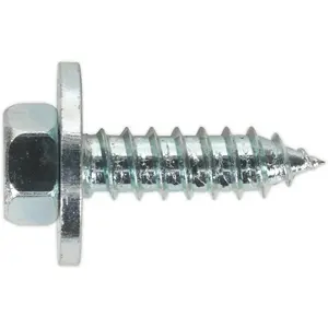 100 Pack M12 x 3/4 Inch Zinc Plated Acme Screws with Captive Washers