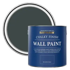 Rust-Oleum Black Sand Chalky Wall & Ceiling Paint 2.5L