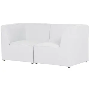 2 Seater Modular Jumbo Cord Sofa Off White LEMVIG