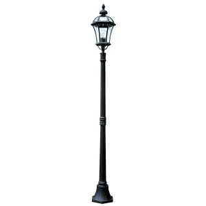 Elstead Ledbury 1 Light Outdoor Lamp Post Black IP44, E27