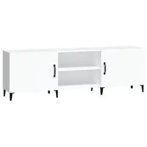 Berkfield TV Cabinet White 150x30x50 cm Engineered Wood