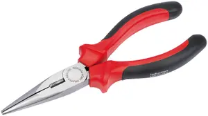 Draper Heavy Duty Long Nose Pliers with Soft Grip Handles, 165mm 67997