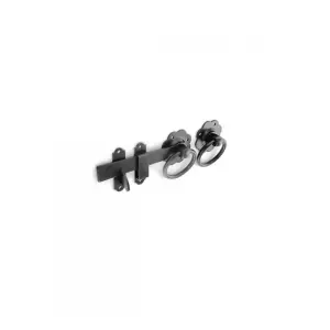 Securit Ring Gate Latch Black (150mm)