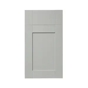 GoodHome Alpinia Painted Matt grey wood effect Shaker Door & drawer 400mm