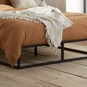 Birlea Soho Metal Platform King Bed Black