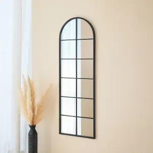 Bern Arch Mirror in Black Weather Resistant