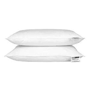 Homescapes Goose Feather and Down Pillow Pair