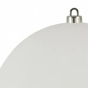 Xmas Bauble White / 20cm H x 20cm W