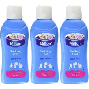 Milton Sterilising Fluid 500ml (Pack of 3)