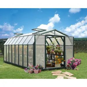 Rion Hobby Gardener 8 Ft W x 12 Ft D Greenhouse 208cm H x 266cm W x 516cm D