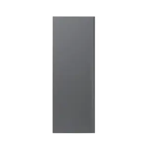 GoodHome Stevia & Garcinia Gloss anthracite slab Standard End panel (H)960mm (W)360mm