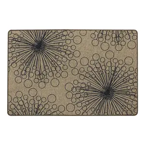 JVL Elegance Machine Washable Doormat and Runner, Dandelion Clock