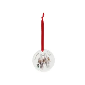 Wrendale Designs 12 Christmas Decorations (Set of 12)